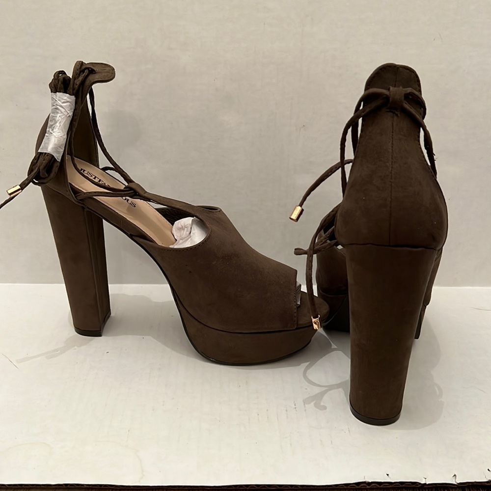 JustFabulous lace up heels